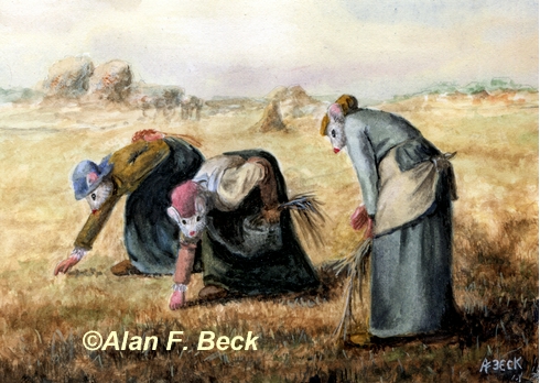 The The Mice Gleaners art by Alan F. Beck