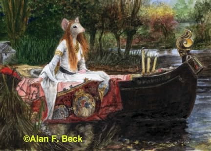 The Mouse of Shalott art by Alan F. Beck