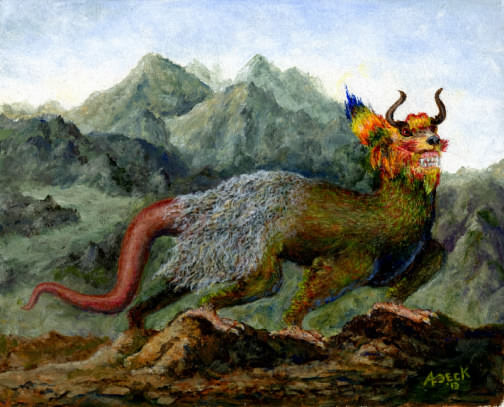 Card Player Mice art bt Alan F. Beck