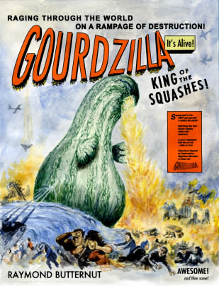 gourdzilla art by Alan F. Beck