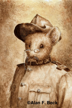 Teddy Mouseavelt art by Alan F. Beck